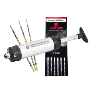Air sampling hand pump and tubes