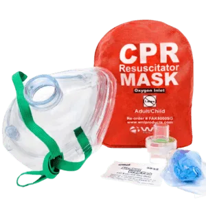 CPR masks and barriers