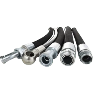 High pressure hoses and connectors