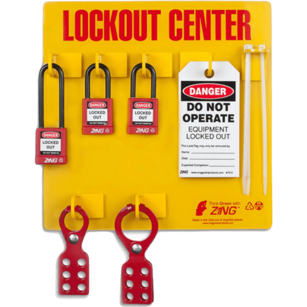 Lockout devices and tags