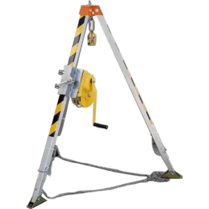 Rescue tripods with winch