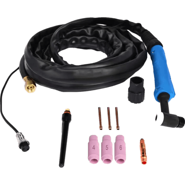 TIG welding torch and accessories