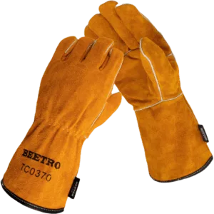 Welding leather gloves