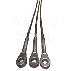 Swaged eye fitted wire rope