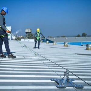 Rooftop Horizontal Lifeline Installation